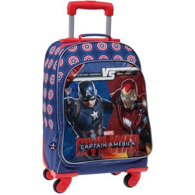 TRADE SHOP TRAESIO Trade Shop - Carrito Mochila Bebé Escuela De Ocio Mano De Ocio Equipaje 4 Rueda Marvel - TRADE SHOP TRAESIO Trade Shop - Carrito Mochila Bebé Escuela De Ocio Mano De Ocio Equipaje 4 Rueda Marvel -