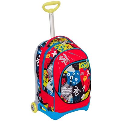 TRADE SHOP TRAESIO Trade Shop - Mochila Escolar Boys Trolley 3in1 Jack Sj Rojo Removible Trolley - TRADE SHOP TRAESIO Trade Shop - Mochila Escolar Boys Trolley 3in1 Jack Sj Rojo Removible Trolley -