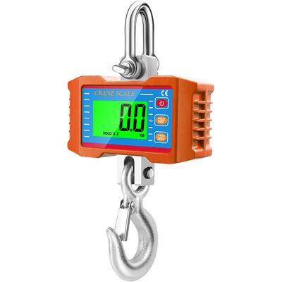 OEM Balanza Digital Colgante Robusta, 1000 Kg (2204 Lbs), Pantalla Lcd, Cambio De Unidades, Retención De Datos, Tara, Puesta A Cero. OEM Balanza Digital Colgante Robusta, 1000 Kg (2204 Lbs), Pantalla Lcd, Cambio De Unidades, Retención De Datos, Tara, Puesta A Cero.