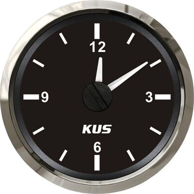 OEM Reloj De 12 Horas Con Retroiluminación, 52 Mm, 12 V/24 V OEM Reloj De 12 Horas Con Retroiluminación, 52 Mm, 12 V/24 V