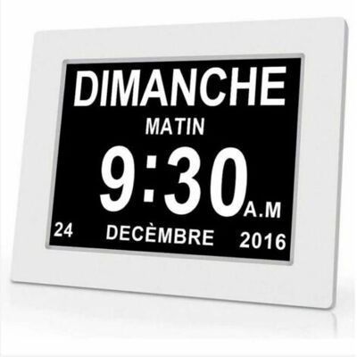 YMYNY Reloj Digital One Piece De 7 Pulgadas Con Calendario, Fecha Y Hora, Reloj Para Padres Con Alzheimer, Recordatorio De Medicamentos Para Abuelos Y Niños - Blanco - 20414324mm, Ibuyke YMYNY Reloj Digital One Piece De 7 Pulgadas Con Calendario, Fecha Y Hora, Reloj Para Padres Con Alzheimer, Recordatorio De Medicamentos Para Abuelos Y Niños - Blanco - 20414324mm, Ibuyke