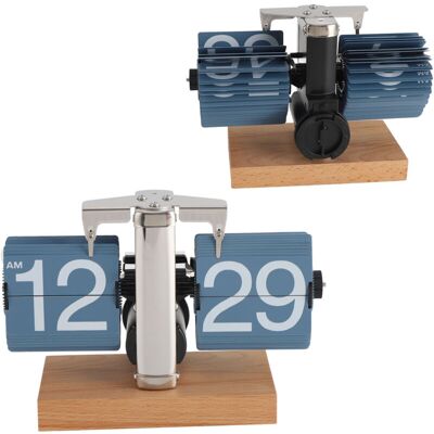 OEM Reloj De Escritorio Con Números Grandes, Estilo Retro, Vintage, Con Inclinación Automática, Funciona Con Pilas, Ideal Para La Decoración De La Oficina En Casa, Pantalla De 12 Horas, Página Azul -crezu OEM Reloj De Escritorio Con Números Grandes, Estilo Retro, Vintage, Con Inclinación Automática, Funciona Con Pilas, Ideal Para La Decoración De La Oficina En Casa, Pantalla De 12 Horas, Página Azul -crezu