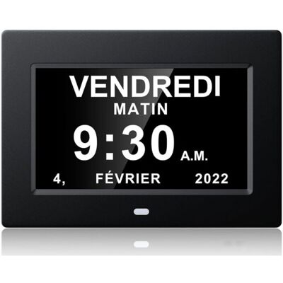 YMYNY Reloj Digital De 7 Pulgadas Con Calendario, Fecha Y Hora, Todo En Uno, Negro, Reloj Para Padres Con Alzheimer, Recordatorio De Medicamentos Para Abuelos Y Niños, YMYNY Reloj Digital De 7 Pulgadas Con Calendario, Fecha Y Hora, Todo En Uno, Negro, Reloj Para Padres Con Alzheimer, Recordatorio De Medicamentos Para Abuelos Y Niños,