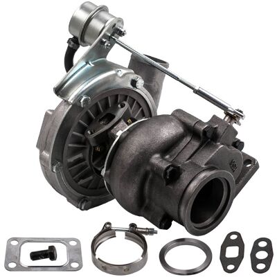 Maxpeedingrods - Universal T3 T4 Turbocompresor 0.63 A/r Turbine V-band Flange 4/6 Cyl 1.5l-2.5l Maxpeedingrods - Universal T3 T4 Turbocompresor 0.63 A/r Turbine V-band Flange 4/6 Cyl 1.5l-2.5l