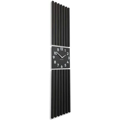 OEM Reloj De Panel Negro Con Listones De 155x30 Cm OEM Reloj De Panel Negro Con Listones De 155x30 Cm