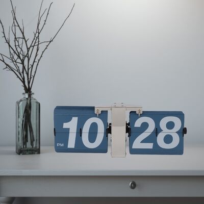OEM Reloj Plegable Automático De Estilo Retro Con Esfera Azul Para Mesa O Pared – 12 Horas, Base Plateada, Electrónico, Funciona Con Pilas. OEM Reloj Plegable Automático De Estilo Retro Con Esfera Azul Para Mesa O Pared – 12 Horas, Base Plateada, Electrónico, Funciona Con Pilas.
