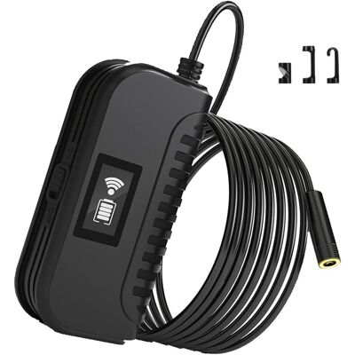 OEM Endoscopio Inalámbrico De 8 Mm, Endoscopio Wifi Hd De 5.0 Mp Mejorado, Cámara De Inspección Semirrígida Tipo Serpiente Con Batería De 2600 Mah Para Teléfonos Inteligentes Y Tabletas Ios Y Android. OEM Endoscopio Inalámbrico De 8 Mm, Endoscopio Wifi Hd De 5.0 Mp Mejorado, Cámara De Inspección Semirrígida Tipo Serpiente Con Batería De 2600 Mah Para Teléfonos Inteligentes Y Tabletas Ios Y Android.