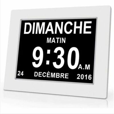 OEM Reloj Digital One Piece De 7 Pulgadas Con Calendario, Fecha Y Hora, Reloj Para Padres Con Alzheimer, Recordatorio De Medicamentos Para Abuelos Y Niños - Blanco - 20,4 X 14,3 X 2,4 Cm OEM Reloj Digital One Piece De 7 Pulgadas Con Calendario, Fecha Y Hora, Reloj Para Padres Con Alzheimer, Recordatorio De Medicamentos Para Abuelos Y Niños - Blanco - 20,4 X 14,3 X 2,4 Cm