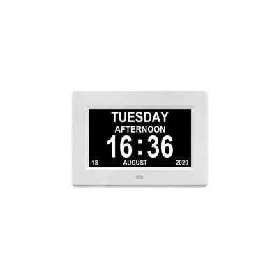OEM Reloj Digital One Piece De 7 Pulgadas Con Calendario, Fecha Y Hora, Reloj Para Padres Con Alzheimer, Recordatorio De Medicamentos Para Abuelos Y Niños - Blanco OEM Reloj Digital One Piece De 7 Pulgadas Con Calendario, Fecha Y Hora, Reloj Para Padres Con Alzheimer, Recordatorio De Medicamentos Para Abuelos Y Niños - Blanco