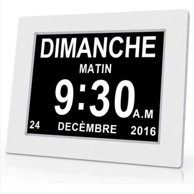 OEM Nazalus - Oferta Especial - Reloj Digital De Calendario De 7 Pulgadas Con Fecha Y Hora, Ideal Para Padres Con Alzheimer, Recordatorio De Medicamentos Para Abuelos Y Niños - Blanco - 20414324mm OEM Nazalus - Oferta Especial - Reloj Digital De Calendario De 7 Pulgadas Con Fecha Y Hora, Ideal Para Padres Con Alzheimer, Recordatorio De Medicamentos Para Abuelos Y Niños - Blanco - 20414324mm
