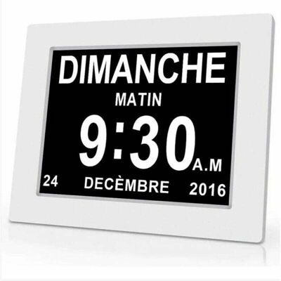 OEM Reloj Digital One Piece De 7 Pulgadas Con Calendario, Fecha Y Hora, Reloj Para Padres Con Alzheimer, Recordatorio De Medicamentos Para Abuelos Y Niños - Blanco - 20414324mm-crezuo OEM Reloj Digital One Piece De 7 Pulgadas Con Calendario, Fecha Y Hora, Reloj Para Padres Con Alzheimer, Recordatorio De Medicamentos Para Abuelos Y Niños - Blanco - 20414324mm-crezuo