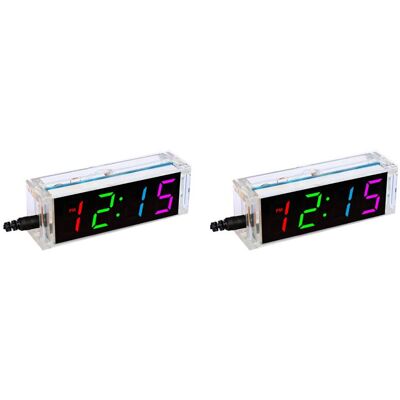 OEM Kit De Reloj Diy 2x, Tubo Digital, Reloj De Temperatura, Pantalla A Color Ds1302, Kit Electrónico Diy, Kit OEM Kit De Reloj Diy 2x, Tubo Digital, Reloj De Temperatura, Pantalla A Color Ds1302, Kit Electrónico Diy, Kit