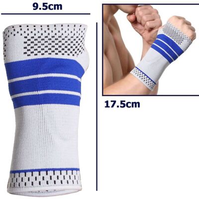 TRADE SHOP TRAESIO Trade Shop - Elastic Band Cluster Hypolygergic Right Wrist Support Blue Protection - TRADE SHOP TRAESIO Trade Shop - Elastic Band Cluster Hypolygergic Right Wrist Support Blue Protection -