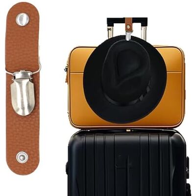 OEM Pinza Para Sombrero, Pinza Para Gorra De Cuero Sintético, Soporte Para Sombrero Con Forma De Pico De Pato Para Bufandas Y Guantes, Desmontable, Multifuncional, Marrón. OEM Pinza Para Sombrero, Pinza Para Gorra De Cuero Sintético, Soporte Para Sombrero Con Forma De Pico De Pato Para Bufandas Y Guantes, Desmontable, Multifuncional, Marrón.