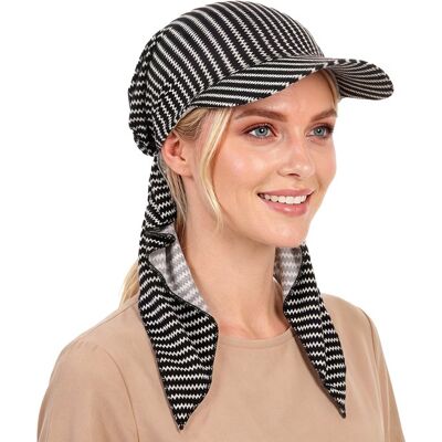 OEM Pañuelo Para La Cabeza De Mujer — Con Visera — Preanudado — Gorra Ligera OEM Pañuelo Para La Cabeza De Mujer — Con Visera — Preanudado — Gorra Ligera