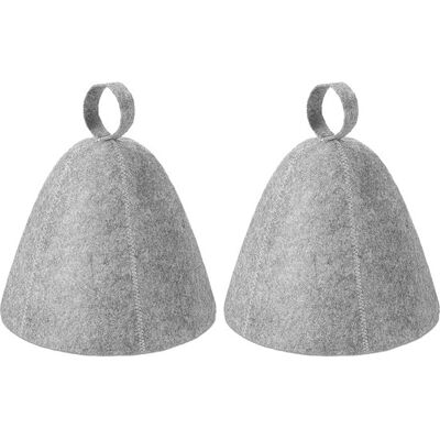 OEM Gorro De Sauna De 2 Piezas,gorro De Fieltro Para Hombre,gorro De Fieltro Para Sauna De Mujer,gorro De Fieltro Divertido,gorros De Sauna (gris) OEM Gorro De Sauna De 2 Piezas,gorro De Fieltro Para Hombre,gorro De Fieltro Para Sauna De Mujer,gorro De Fieltro Divertido,gorros De Sauna (gris)