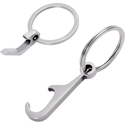 OEM Llavero Multifuncional De Acero Inoxidable Con Abridor De Botellas Para Fiestas, Acampadas Y Regalos - 2 Unidades OEM Llavero Multifuncional De Acero Inoxidable Con Abridor De Botellas Para Fiestas, Acampadas Y Regalos - 2 Unidades