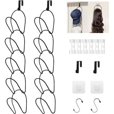 OEM Organizador De Sombreros De 10 Piezas Para Gorras De Béisbol, Bufandas Y Accesorios - Se Puede Colgar En Armarios Y Puertas OEM Organizador De Sombreros De 10 Piezas Para Gorras De Béisbol, Bufandas Y Accesorios - Se Puede Colgar En Armarios Y Puertas