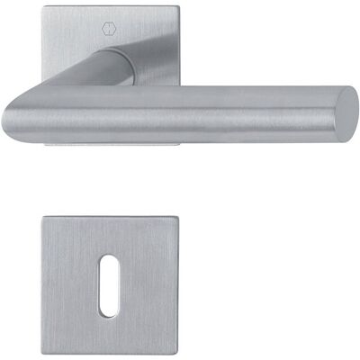 Hoppe - Juego de manillas para puertas y ventanas - Negro mate Hoppe - Juego de manillas para puertas y ventanas - Negro mate