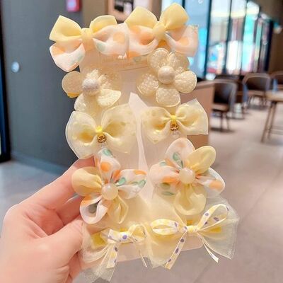 OEM Un Juego De 10 Pinzas Para El Pelo Rosas Con Motivo Floral,fiestas Y Uso Diario,cómodas De Llevar. Lazo Amarillo OEM Un Juego De 10 Pinzas Para El Pelo Rosas Con Motivo Floral,fiestas Y Uso Diario,cómodas De Llevar. Lazo Amarillo