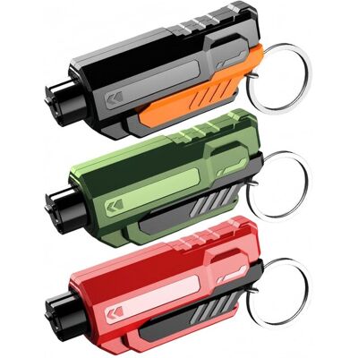 OEM Llavero Rompecristales Y Cortador De Cinturones De Seguridad,apto Para Vehículos (3 Colores: Rojo,verde Y Naranja) OEM Llavero Rompecristales Y Cortador De Cinturones De Seguridad,apto Para Vehículos (3 Colores: Rojo,verde Y Naranja)