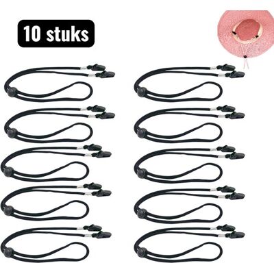 OEM 10 Piezas, Correa Universal Cortavientos Para Gorras Y Sombreros De Sol, Sistema De Gancho Ajustable Para Todos Los Tamaños De Sombrero, Beige OEM 10 Piezas, Correa Universal Cortavientos Para Gorras Y Sombreros De Sol, Sistema De Gancho Ajustable Para Todos Los Tamaños De Sombrero, Beige