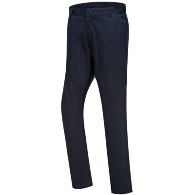 Portwest - Pantalón Chino Stretch Slim De Cierre Por Barra Hechura Regular S232 30 Pulgadas Marino Oscuro Portwest - Pantalón Chino Stretch Slim De Cierre Por Barra Hechura Regular S232 30 Pulgadas Marino Oscuro