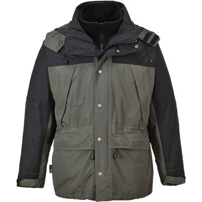 Portwest Chaqueta 3 En 1 Orkney - Impermeable Y Transpirable - Gris - Talla Xxl Portwest Chaqueta 3 En 1 Orkney - Impermeable Y Transpirable - Gris - Talla Xxl