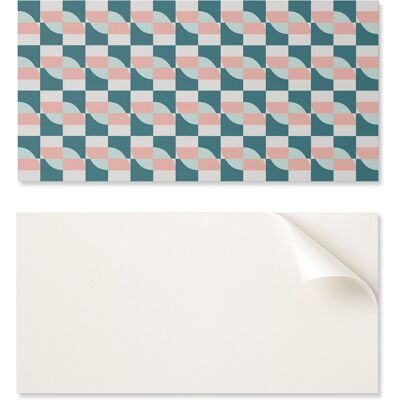 OEM Panel De Vinilo Autoadhesivo Con Estampado Geométrico A Cuadros De 120x60 Cm OEM Panel De Vinilo Autoadhesivo Con Estampado Geométrico A Cuadros De 120x60 Cm