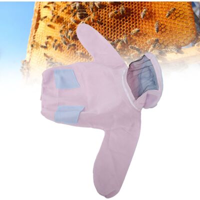 DPZO Blusa Profesional De Apicultura Para Mujer Con Velo De Malla Transpirable Y Cuello De Manga Ajustable – Chaqueta De Apicultura Transpirable Hecha De Malla De Algodón DPZO Blusa Profesional De Apicultura Para Mujer Con Velo De Malla Transpirable Y Cuello De Manga Ajustable – Chaqueta De Apicultura Transpirable Hecha De Malla De Algodón