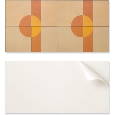 OEM Panel Autoadhesivo Con Estampado - Perfecto Para La Cocina 120x60 Cm Patrón Geométrico Abstracto OEM Panel Autoadhesivo Con Estampado - Perfecto Para La Cocina 120x60 Cm Patrón Geométrico Abstracto