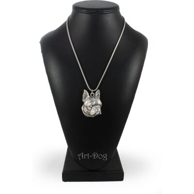 OEM Boston Terrier, Boston Bull Terrier: Collar Para Perro, Colgante Para Perro En Cadena De Plata, Joyería Única De Art-dog OEM Boston Terrier, Boston Bull Terrier: Collar Para Perro, Colgante Para Perro En Cadena De Plata, Joyería Única De Art-dog