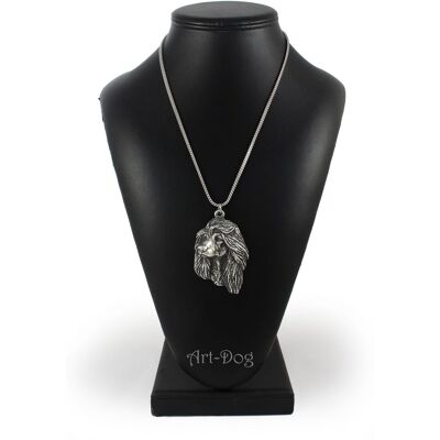 OEM Galgo Afgano I - Collar Con Colgante De Perro En Cadena De Plata, Joyería Única De Art-dog OEM Galgo Afgano I - Collar Con Colgante De Perro En Cadena De Plata, Joyería Única De Art-dog