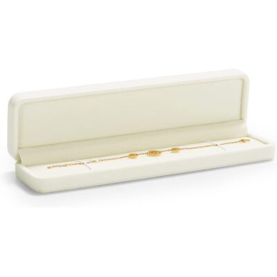 OEM Caja De Joyería De Terciopelo Blanco, Para Collares, Colgantes Y Pulseras, Para San Valentín, Cumpleaños Y Navidad. OEM Caja De Joyería De Terciopelo Blanco, Para Collares, Colgantes Y Pulseras, Para San Valentín, Cumpleaños Y Navidad.