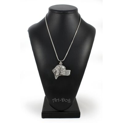 OEM Pointer - Collar Con Colgante De Perro En Cadena De Plata, Joyería Única De Art-dog OEM Pointer - Collar Con Colgante De Perro En Cadena De Plata, Joyería Única De Art-dog