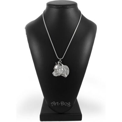 OEM American Staffordshire Terrier, Amstaff, Amstaf Ii: Collar Para Perro, Colgante Para Perro En Una Cadena De Plata, Joyería Única De Art-dog OEM American Staffordshire Terrier, Amstaff, Amstaf Ii: Collar Para Perro, Colgante Para Perro En Una Cadena De Plata, Joyería Única De Art-dog