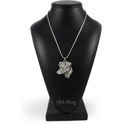 OEM Jack Russell Terrier - Collar Con Colgante De Perro En Cadena De Plata, Joyería Única De Art-dog OEM Jack Russell Terrier - Collar Con Colgante De Perro En Cadena De Plata, Joyería Única De Art-dog