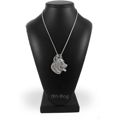 OEM Pastor Francés Beauceron: Collar Con Colgante De Perro En Cadena De Plata, Joyería Única De Art-dog. OEM Pastor Francés Beauceron: Collar Con Colgante De Perro En Cadena De Plata, Joyería Única De Art-dog.