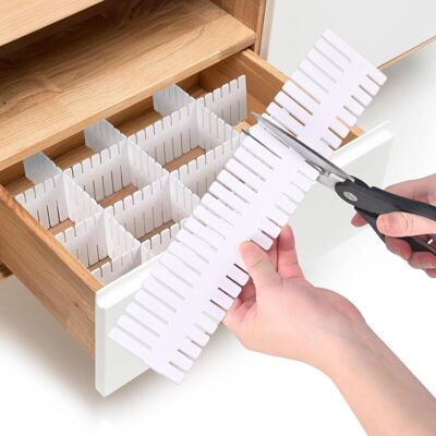 OEM Separadores De Cajones Ajustables, 32 X 7 Cm, Paquete De 20, Organizador De Cajones, Rejilla Divisoria, Para Ropa Interior, Calcetines, Cocina, Oficina (blanco) OEM Separadores De Cajones Ajustables, 32 X 7 Cm, Paquete De 20, Organizador De Cajones, Rejilla Divisoria, Para Ropa Interior, Calcetines, Cocina, Oficina (blanco)