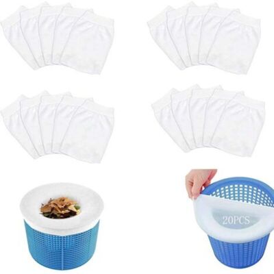 OEM Skimmer Para Filtro De Piscina, Paquete De 20 Pares De Calcetines Skimmer Para Piscina, Para Atrapar Hojas De Árboles En La Piscina Y Mantenerla Limpia (20) - Crezuo OEM Skimmer Para Filtro De Piscina, Paquete De 20 Pares De Calcetines Skimmer Para Piscina, Para Atrapar Hojas De Árboles En La Piscina Y Mantenerla Limpia (20) - Crezuo