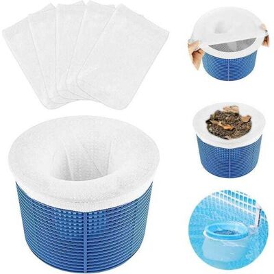 OEM Calcetines Para Skimmer De Piscina, Paquete De 20, De Nailon Elástico, Blancos. OEM Calcetines Para Skimmer De Piscina, Paquete De 20, De Nailon Elástico, Blancos.