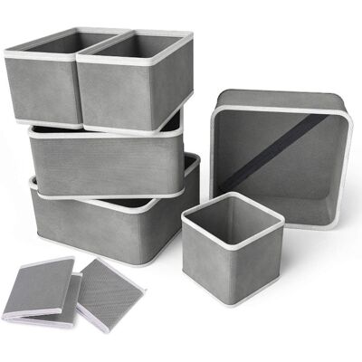 OEM 1 Cajón Organizador, Caja De Almacenamiento De Tela Plegable, Compartimentos Para Ropa Interior, Calcetines Y Sujetadores. OEM 1 Cajón Organizador, Caja De Almacenamiento De Tela Plegable, Compartimentos Para Ropa Interior, Calcetines Y Sujetadores.
