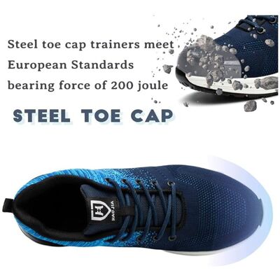 Minkurow Zapatos De Seguridad Hombre Mujer Ligero Cómodo Cesta De Seguridad Antideslizante Azul 42 Eu Minkurow Zapatos De Seguridad Hombre Mujer Ligero Cómodo Cesta De Seguridad Antideslizante Azul 42 Eu