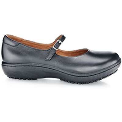 Shoes For Crews - Zapatos Bajos De Vestir Para Mujer Correa Ajustable Mary Jane Ll 43 Negro Shoes For Crews - Zapatos Bajos De Vestir Para Mujer Correa Ajustable Mary Jane Ll 43 Negro