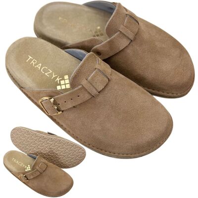 OEM Chanclas Traczyk Zuecos Ortopédicos De Piel Natural Color Beige Fusbet Talla 39 OEM Chanclas Traczyk Zuecos Ortopédicos De Piel Natural Color Beige Fusbet Talla 39