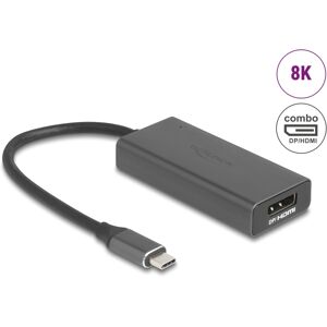 Delock Adaptador Usb Type-câ„¢ A Puerto Combinado Hdmi / Displayport 8k Delock Adaptador Usb Type-câ„¢ A Puerto Combinado Hdmi / Displayport 8k