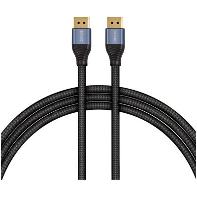 Cable Displayport Savio Cl-211 De 3 M, Negro Cable Displayport Savio Cl-211 De 3 M, Negro