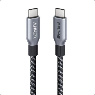 Cable USB C a USB C de Anker Prime - Trenzado reciclado - 240W - 3ft Cable USB C a USB C de Anker Prime - Trenzado reciclado - 240W - 3ft