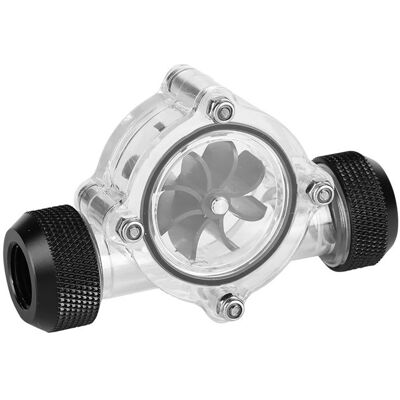 OEM Indicador De Caudalímetro Con Puerto Roscado G1/4" Para Sistemas De Refrigeración Líquida De Pc, Tipo De 8 Ruedas (negro). OEM Indicador De Caudalímetro Con Puerto Roscado G1/4" Para Sistemas De Refrigeración Líquida De Pc, Tipo De 8 Ruedas (negro).