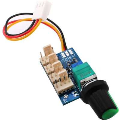 OEM Controlador De Velocidad De Ventilador Pwm De 4 Pines Y 4 Canales, 0-12 V Cc, Para Chasis De Ordenador (con Terminales Precableados). OEM Controlador De Velocidad De Ventilador Pwm De 4 Pines Y 4 Canales, 0-12 V Cc, Para Chasis De Ordenador (con Terminales Precableados).
